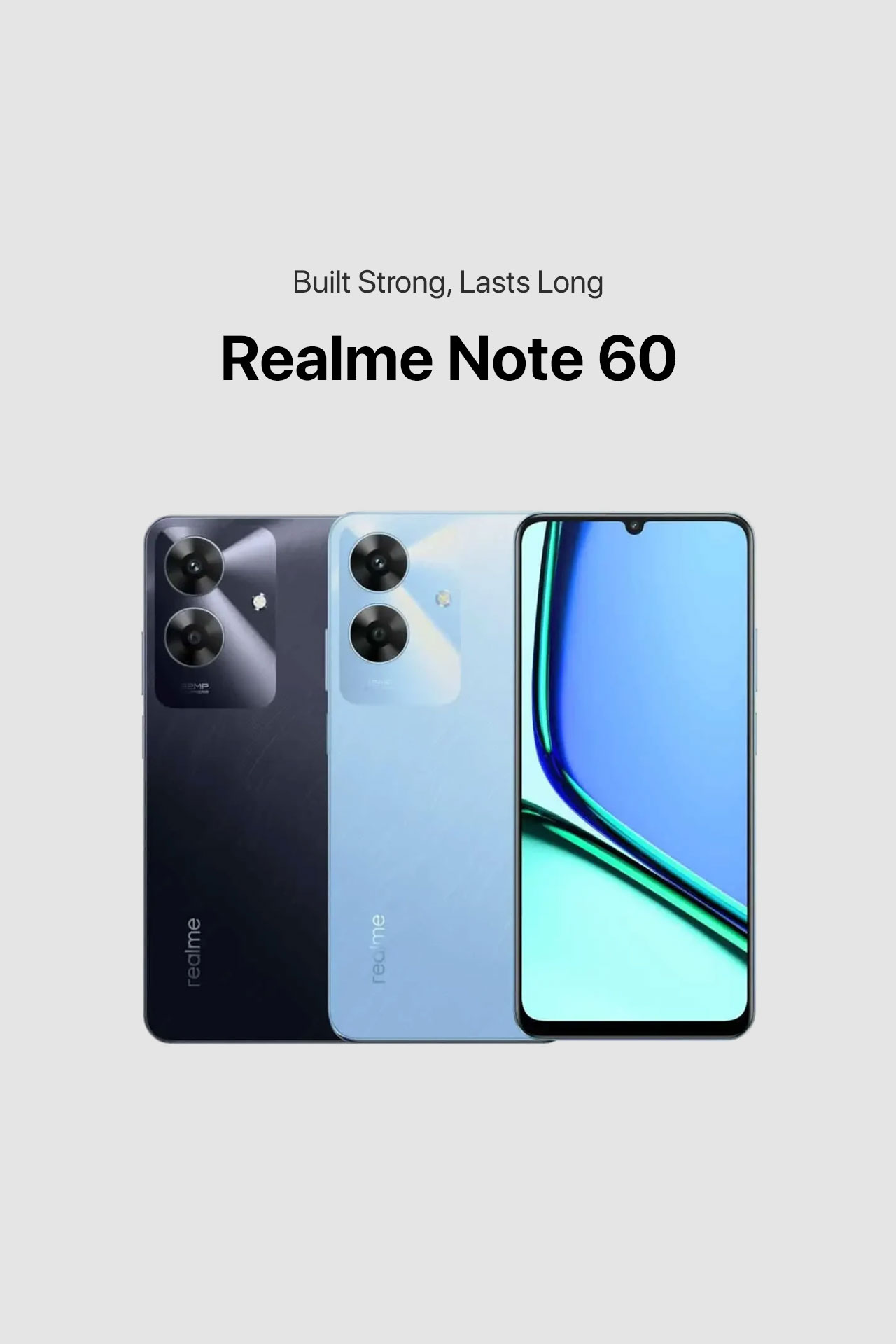 Amazon.com: realme Note 60 Dual-SIM 128GB ROM + 6GB RAM (GSM